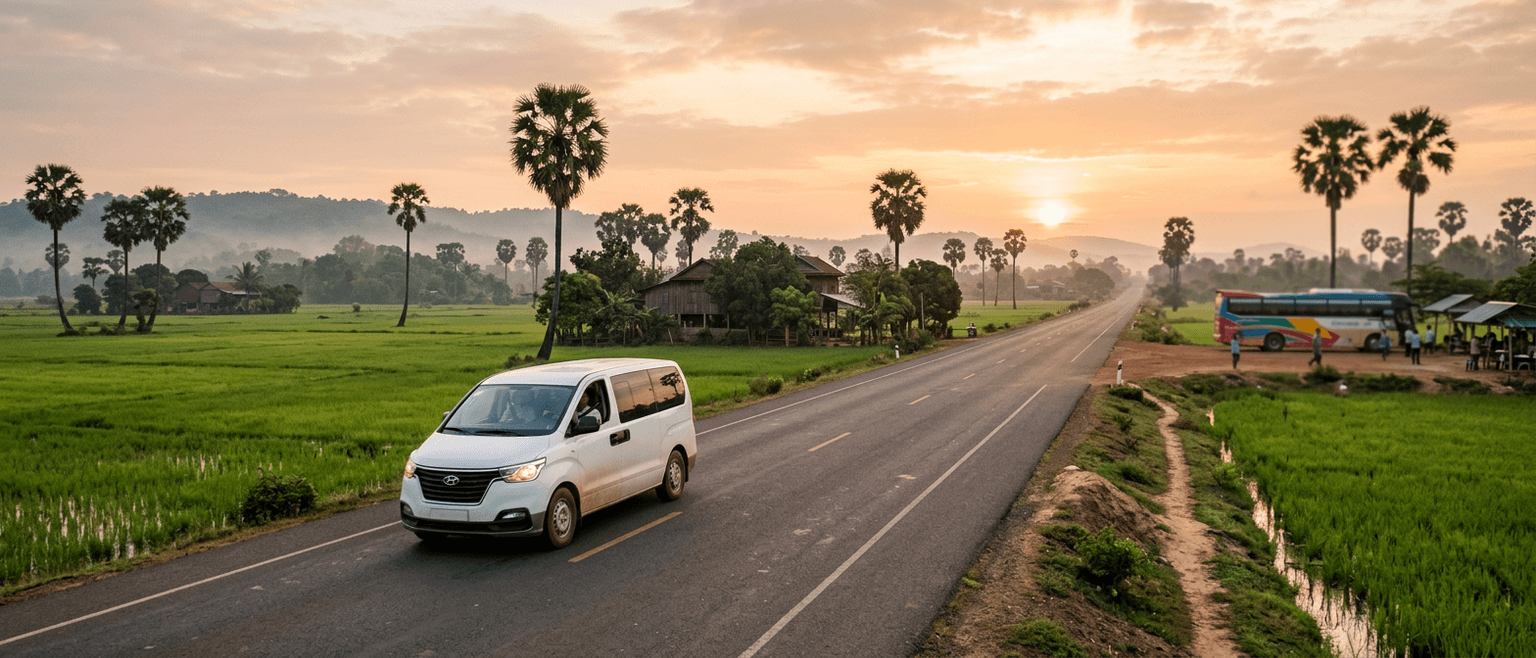 Siem Reap to Phnom Penh Bus and VIP Transfer Guide (2026)